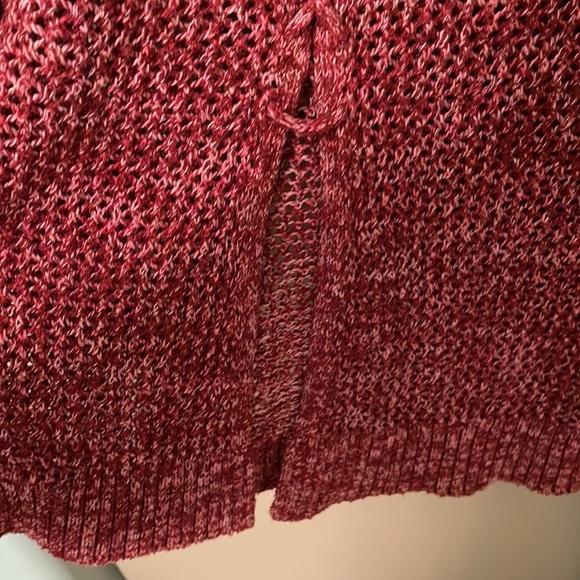 Lucky Brand Lace Up Back Sweater - Picture 5 of 6